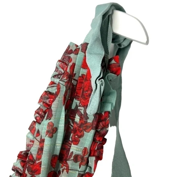 La Maison Talulah Superbloom Mini Dress Red Blue Size L - Picture 12 of 16